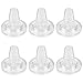 Sippy Spouts for Philips Avent Anti-Colic Baby Bottles, Soft 100% Silicone Sippy Cup Nipples, 6m+, Variable Flow, 6 Count