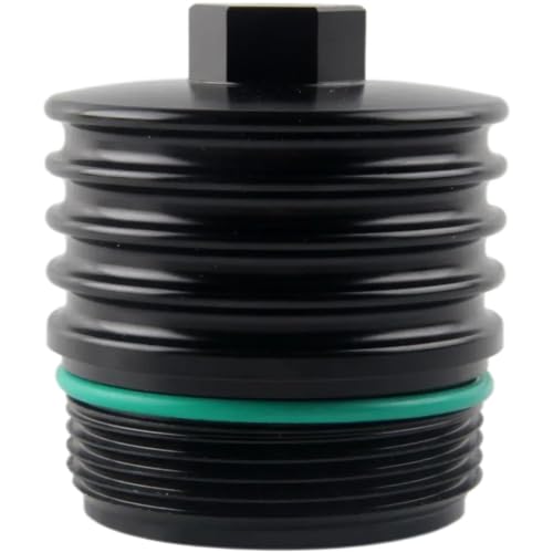 Billet Aluminum Oil Filter Housing Cap Compatible With B46 B48(black)