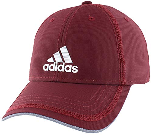 adidas Men's Contract Structured Adjustable Cap, Maroon/ White/ Clear Grey/ White, One Size