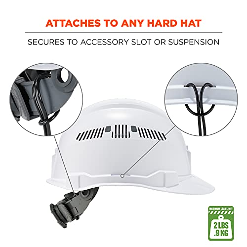 image for Coiled Lanyard with Clamp End, No Snag Design, Easily Attaches to Hard