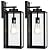 16-inch Dusk to Dawn Outdoor Wall Light Fixture, Large Black Exterior Wall Lantern Waterproof, Farmhouse Porch Sconce Lighting, Modern Wall-Mounted Outside Lights for House Garage, Patio Lamp, 2 Packs