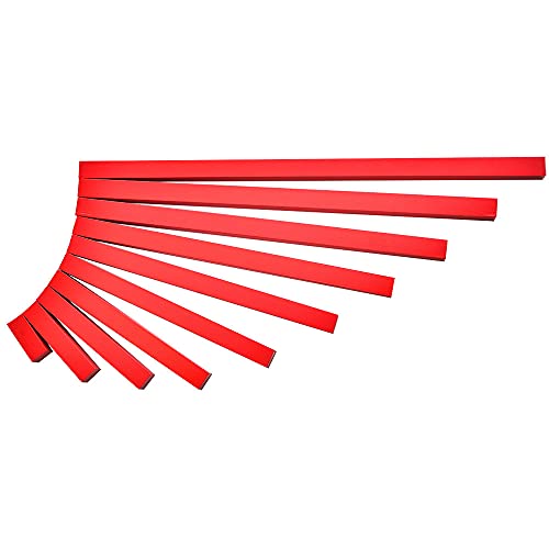 Image of Kghios Montessori Long Red Rods Montessori Sensorial Toys Material for Toddlers Children Kids Educational Tools Preschool Learning (5CM-50CM)