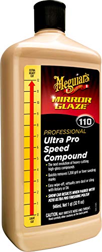 Meguiar’s M11032 Mirror Glaze Ultra Pro Speed Compound Schleifpolitur, 945ml