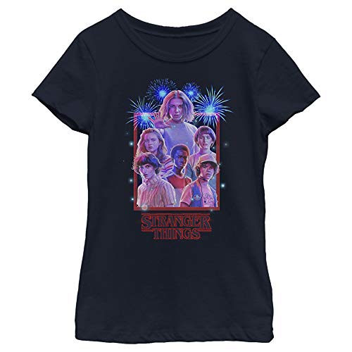 Fifth Sun Things Stranger Box Girls Short Sleeve Tee Shirt