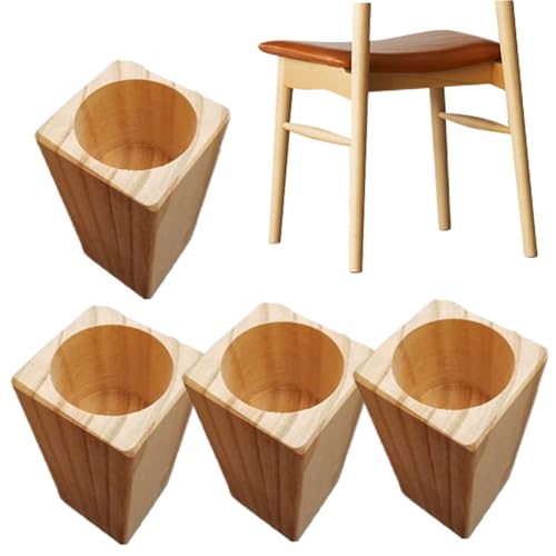 Jambe de table stable en bois de qualité supérieure avec double insert de sécurité - 7