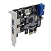 Sedna - PCI Express USB 3.0 4-Port Adapter (2E 2I (20 Pin Internal Port)) with Low Profile Bracket, Support Win 8 UASP