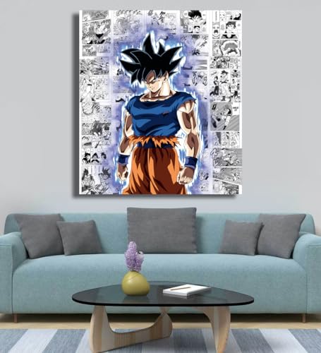 Image of Moment Prints Goku Manga Collage Poster Set - Set of 20, 210 mm x 297 mm, 300 GSM Paper, Son Goku Posters, Goku Posters (Goku Manga 2) - Glue Dots Included, Cardstock