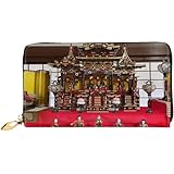[YINGD] ひな祭り 雛人形 雛祭り ひな人形 7 すべての財布 長財布 本革 薄型二つ折り スマホ入れ可 シンプル 小銭入れ カード 現金 大容量収納 ファスナー ビジネスウォレッ 男女兼用 人気 クリスマス/新年プレゼント