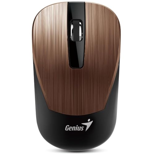 Genius Souris NX-7015V2 Rosy Brown 1600DPI sans FIL2.4 GHZ Optique USBPC/Mac