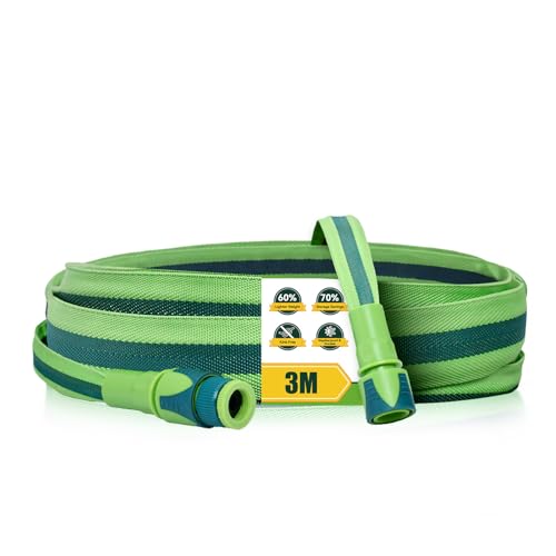 RAINPOINT Tuyau d'arrosage flexible de 3 m avec intérieur en TPE, résistant aux plis et léger