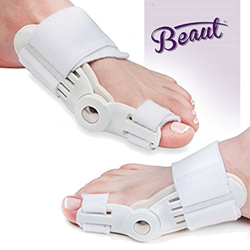 Bunion Corrector Splint and Pads Relief Kit - Hammer Toe and Hallux Valgus Pain Relief Sleeves – 8Pc. Bunion Care for Big Toe Joint Pain - Men and Women – Toe Separator, Straightener, Spacer, Spreader