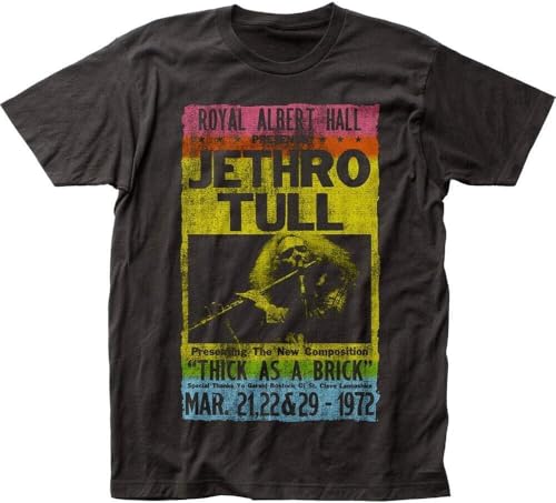 Jethro Tull Royal Albert Hall T Shirt Mens Rock N Roll Music tee Black