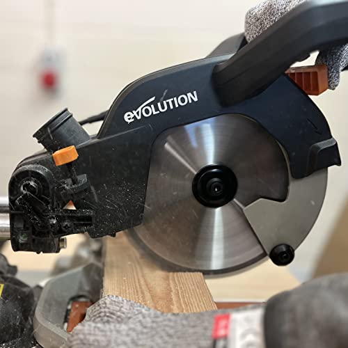 Saxton Blades TCT Circular Wood Mitre Saw 210mm x 80T x 25.4mm Bore fits Evolution Rage Saws
