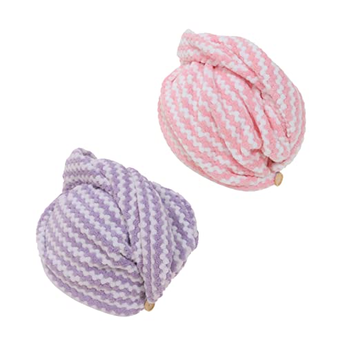 Didiseaon Super Absorbent Hair Cap Towel Set Fast Drying for Kids Adults Natural Hair Drying