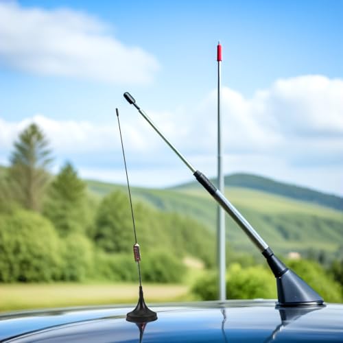Antena de repuesto para radio de coche con base magnética potente 5