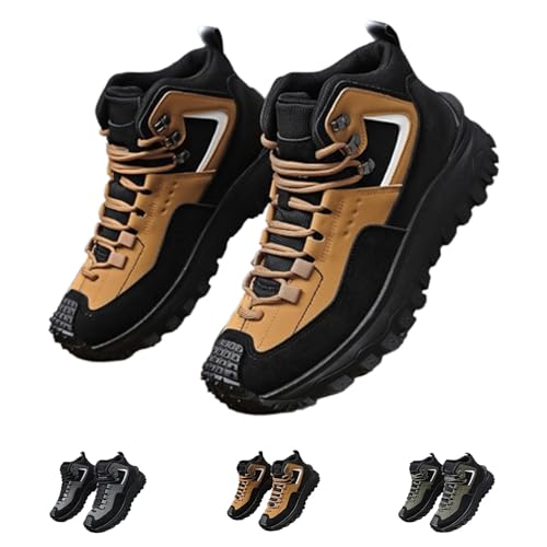 The First Young Shoes Men, Thefirstyoung Steeltoe Boots,Men's Outdoor Hiking Safety Work Boots