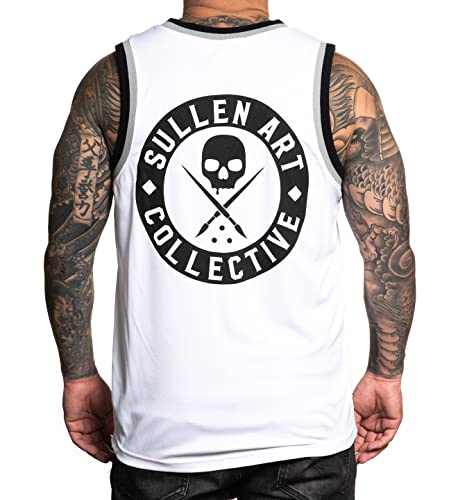 Sullen Men's BOH Tattoo Lifestyle Graphic Art Sleeveless Breathable Arm Ribbed Jersey Tank Top
