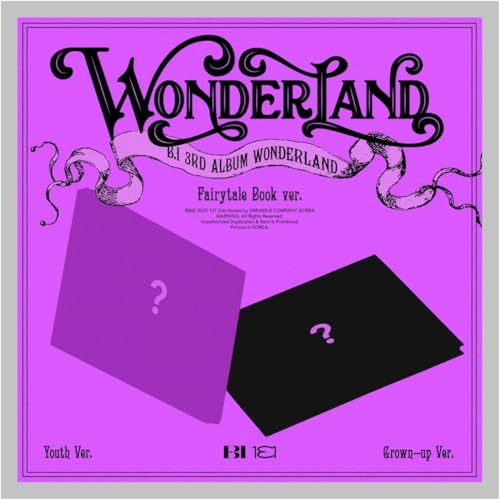 B.I WONDERLAND 3rd Album with Tracking Sealed (Fairy tale Yooth Version) + Extra photocards