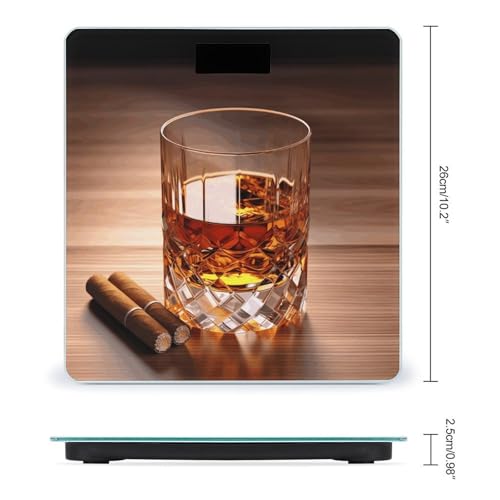 Báscula de Baño Digital de Vidrio Templado FodPand miniatura 2