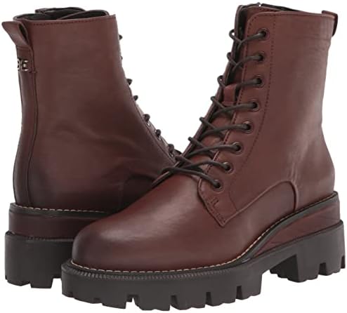 Sam Edelman Women's Garret Combat Boot, Dark Brown Waterproof, 8 | Image 6
