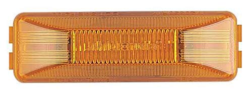 Clearance Light, LED, Amber, Rect, 4 in L