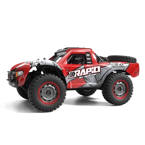 YIKESHU RC Truck 1/14 Scale RC Car 4x4 High Speed Remote Control Truck Off Road 50 KM/H All Terrain Crawler RC Buggy RTR 390 Motor Full Proportional 3 Throttle Rate Hobby Grade Toy Adult