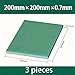 WOFDALY Fiberglass Sheet FR4 G10 High Temperature Resistant 3 Pieces, Durable for CNC Machining Industrial Applications,200mm*200mm*0.7mm