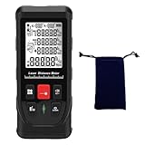 FTVOGUE Digitaler Entfernungsmesser, Vielseitiger Tester mit Hintergrundbeleuchtetem LCD-Display und...