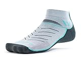 Swiftwick - VIBE ONE, Ankle Socks for Road and Trail Running, Mint, Medium