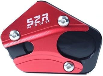 Motorcycle Side Stand Extension Pad for Haojue DR160 DR160S DR 160 S 160S Motorcycle Kickstand Sidestand Side Stand Extension Enlarger Pad Foot Shelf Plate