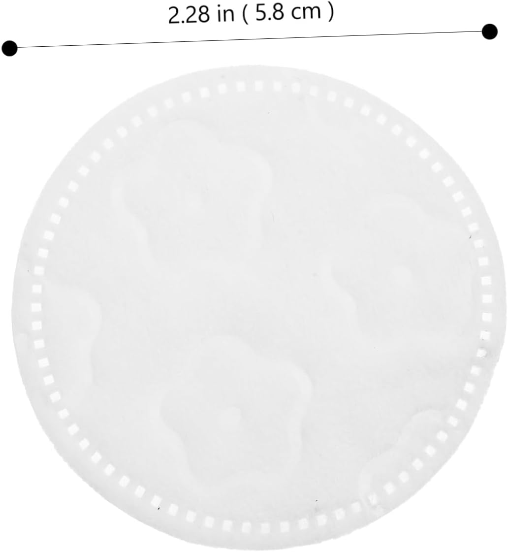 FRCOLOR 3pcs Facial Pads Cotton Makeup Remover Pads Cleansing Rounds Gentle Makeup Cleansing Exfoliating Rounds for Travel
