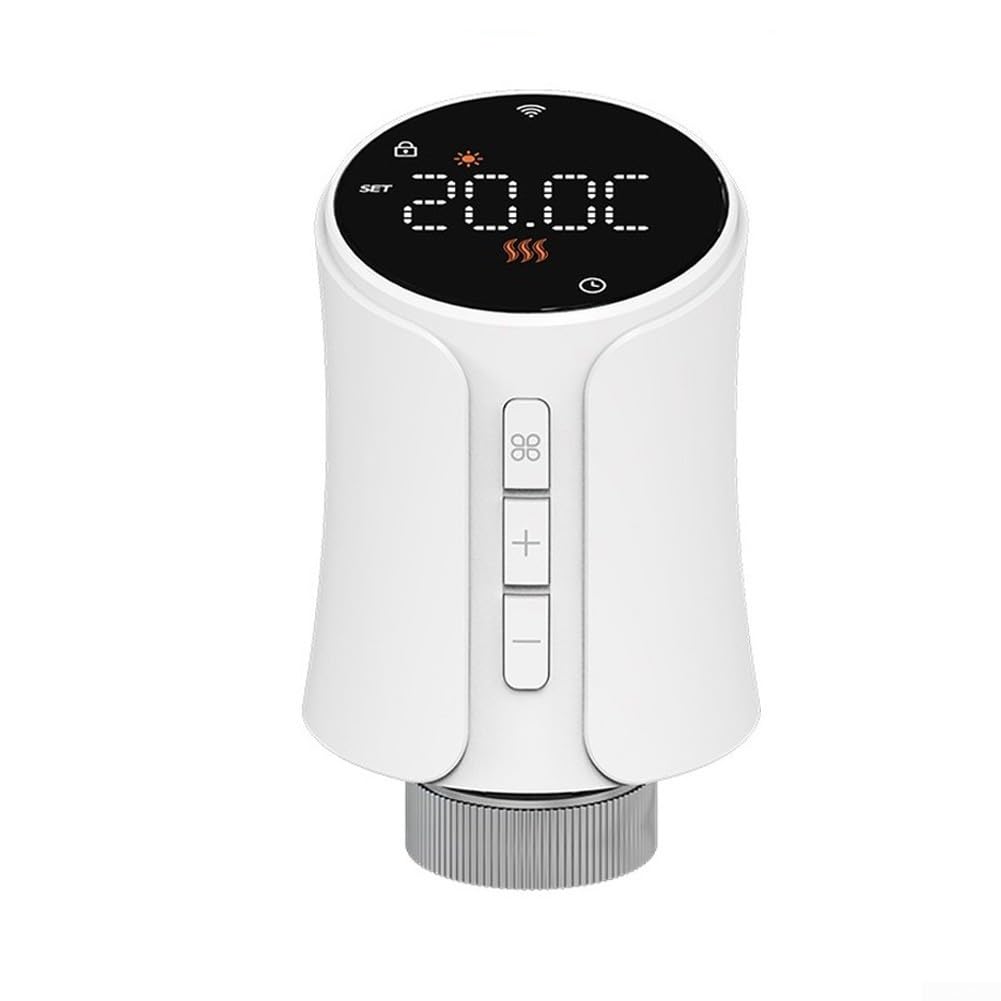 Valvola termostatica per termosifone intelligente Tuya Smart App Control - Termostato programmabile per riscaldamento settimanale compatibile con & Alice