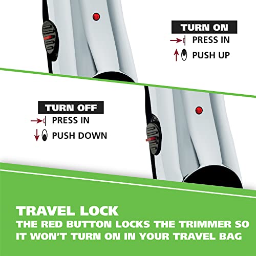 Wahl Cordless Rechargeable Beard Trimmer For Men With Self-Sharpening Blades, Travel Lock, & 14 Cutting Lengths – Model 9916-4301V #TOP3