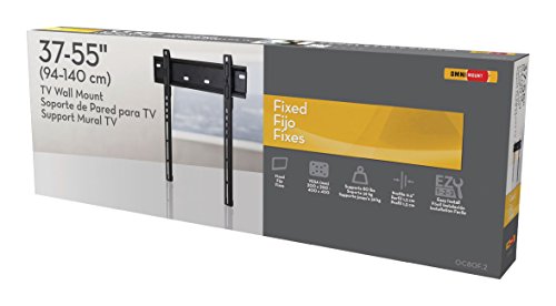 Omnimount Oc80F.2 Low Profile 37-55" Fixed Tv Mount, Black #TOP3