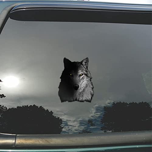 Wolf Sticker Car Decals, Vinyl Wolf Decal, Wolf Car Sticker, Wolf Car Decals, Vinyl Sticker Decal, Wolf Window Decal For Car Truck, Love Wolf, Gift For Wolf Lover #TOP2
