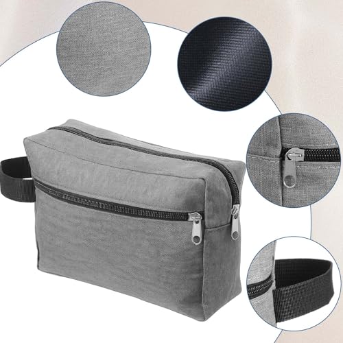 8 Pcs Travel Toiletry Bag for Men Waterproof Grooming Bag Portable Cosmetic Storage Makeup Pouch Organizer with Large Capacity Groomsmen Gifts for Wedding Day3