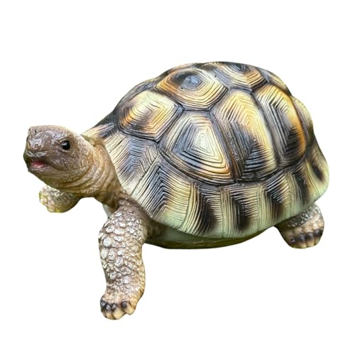 Animal Crackers Décoration de jardin ou d'intérieur en forme de tortue résistante aux intempéries, excellent cadeau pour les amoureux de la faune ou de la...