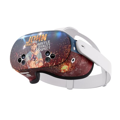 Skin Meta Quest 3S WWE John Cena vinyle adhésif haute précision