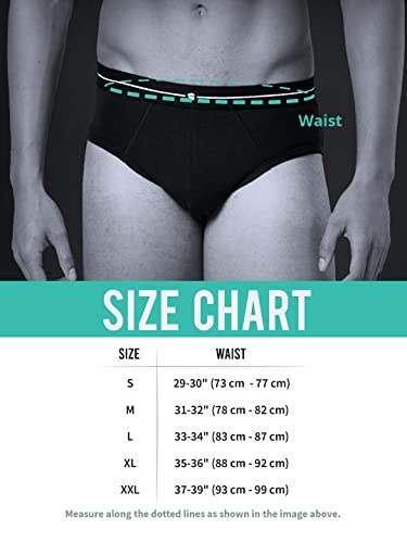 Image of The Souled Store| Navy and Black: Pack of 2 Mens and Boys Briefs Underwear|Regular fit Solid|95% Micromodal and 5% Lycra Multicolored Color Men Briefs Underwear
