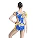 Kmarouse Women's High Stretch Rhythmic Gymnastics Leotard, Girl's Handmade Gymnastics Suit for Competition, Customizable(4X-Large)
