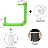 MultiValue Égouttoir Et Filtre D'Évier - Set Avec 50 Sacs Filtrants Jetables En Nylon - Panier Pliable Avec Support Autocollant