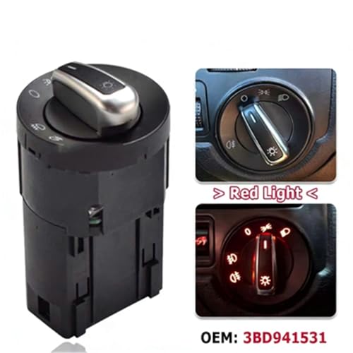 Interruptor de faros para Golf Jetta Bora Mk4 botón luz antiniebla 4