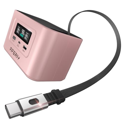 AFERIY AF-PB010, 99.2Wh/31000mAh Portable Power Station, 100W Camping Power Bank Solar Generator with LiFePO4 Battery USB/Type C Outlet, Built in Exte