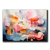 Soft Pastel, Arte de Pared en Tonalidades Suaves, Impresión de Pintura Abstracta, Arte Abstracto Moderno, Impresión de Arte en Acrílico, Decor poster, Art Decor