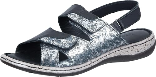 Sandale Comfortabel Femme 910283-01 en cuir véritable aux finitions soignées