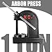 1 Ton Arbor Press, Black Manual Arbor Presses Cast Iron Body, 5.5