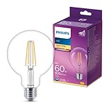 Philips LED Classic: Genießen Sie  warmweißes Licht (2.700 K) wie bei herkömmlichen Glühlampen/ Halogenlampen
