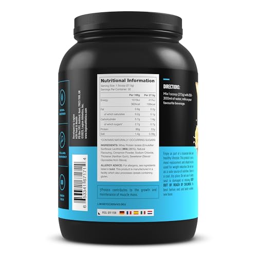 Legion Whey+ Whey Isolate Protein Powder from Grass Fed Cows - Low Carb, Low Calorie, Non-GMO, Lactose Free, Gluten Free, Sugar Free. Great for Weight Loss (30 Servings, Cinnamon Cereal) - Image 2