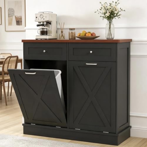 Betterhood 20 Gallon Tilt Out Trash Cabinet