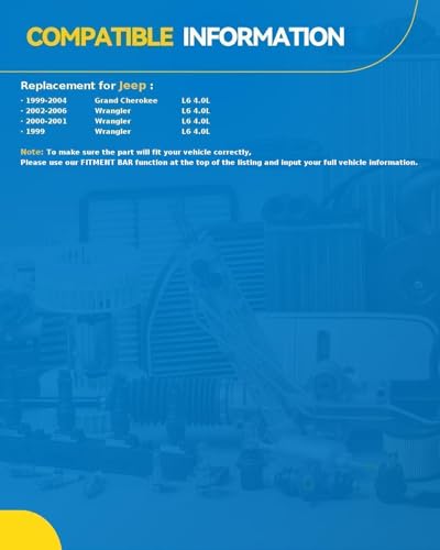 Image of PHILTOP 55037617AC NEW Air Conditioner AC Compressor with Clutch for Jeep Wrangler 1999-2006 4.0L,Grand Cherokee 1999-2004 4.0L